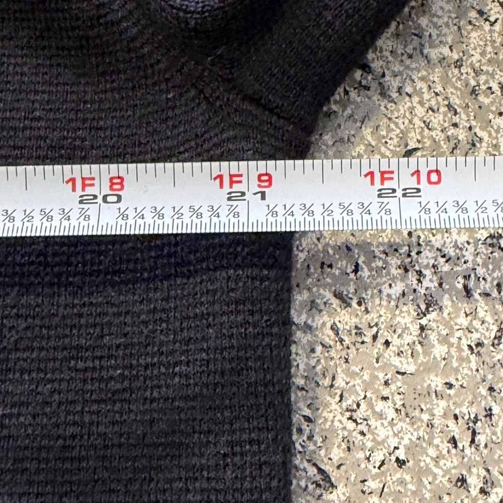 J Crew Sophie Sweater Blazer Women M Merino Wool Blend Black Open Front - Picture 3 of 7